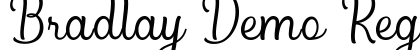 Bradlay Demo Regular Font Preview