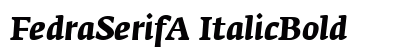 FedraSerifA ItalicBold preview