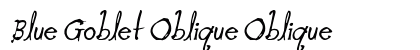 Blue Goblet Oblique Oblique preview