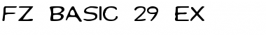 FZ BASIC 29 EX Normal Font
