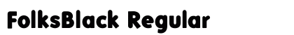 FolksBlack Regular font free download