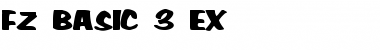 FZ BASIC 3 EX Normal Font