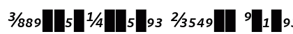 WhitneyNumeric Medium Italic Preview