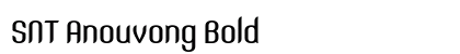 SNT Anouvong Bold Font SNT Anouvong Bold Font Preview
