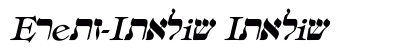 Eretz-Italic Italic Font Preview