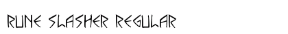 Rune Slasher Regular Font Rune Slasher Regular Font Preview
