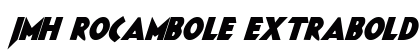 JMH ROCAMBOLE Extrabold Italic preview