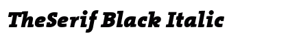 TheSerif Black Italic preview TheSerif Black Italic preview