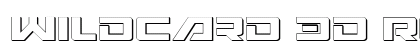 Wildcard 3D Regular Font Preview