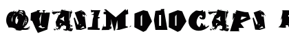 QuasimodoCaps Regular Font Preview