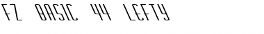 FZ BASIC 44 LEFTY Font