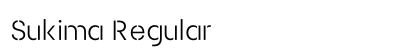 Sukima Regular Font Preview