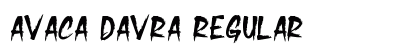 Avaca Davra Regular Font Preview