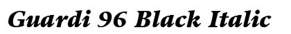 Guardi 96 Black Italic preview