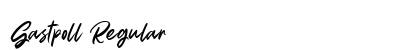 Gastpoll Regular Font Preview