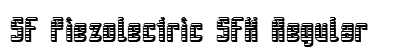SF Piezolectric SFX Regular Font Preview