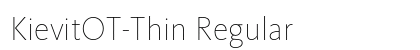 KievitOT-Thin Regular preview KievitOT-Thin Regular preview