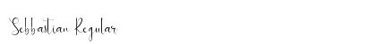 Sebbastian Regular Font Preview