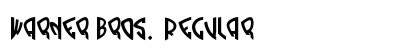Warner Bros. Regular Font Preview