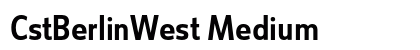 CstBerlinWest Medium Preview