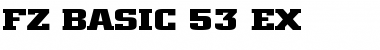 FZ BASIC 53 EX Font