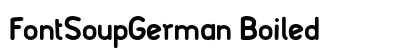 FontSoupGerman Boiled font free download