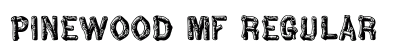 Pinewood MF Regular Font Preview