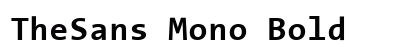 TheSans Mono Bold preview TheSans Mono Bold preview