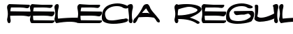 Felecia Regular Font Preview
