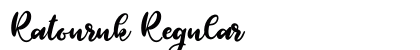 Ratouruk Regular Font Preview