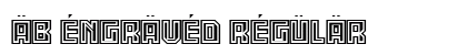 AB Engraved Regular Font Preview