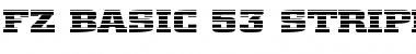 FZ BASIC 53 STRIPED EX Normal Font