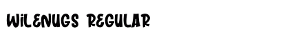 WILENUGS Regular Font Preview