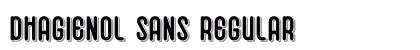 Dhagienol Sans Regular preview Dhagienol Sans Regular preview