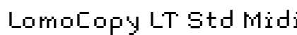 LomoCopy LT Std Midi Regular Font Preview