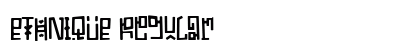 ETHNIQUE Regular Font Preview