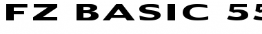 FZ BASIC 55 EX Normal Font