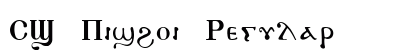 CS Pishoi Regular Font CS Pishoi Regular Font Preview