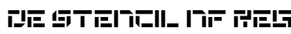 De Stencil NF Regular preview De Stencil NF Regular preview