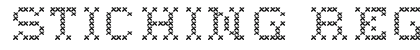 Stiching Regular Font Preview