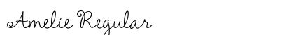 Amelie Regular Font Preview