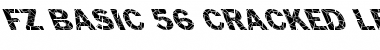 Download FZ BASIC 56 CRACKED LEFTY Font