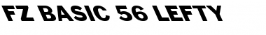 Download FZ BASIC 56 LEFTY Font