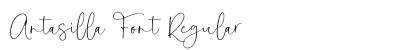 Antasilla Font Regular Font Preview