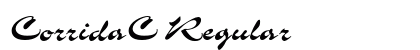 CorridaC Regular Font Preview