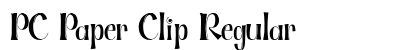 PC Paper Clip Regular Font PC Paper Clip Regular Font Preview