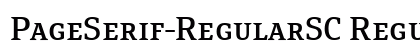 PageSerif-RegularSC Regular