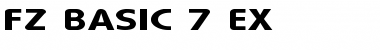 Download FZ BASIC 7 EX Font