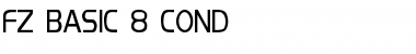 FZ BASIC 8 COND Font