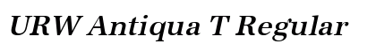 URW Antiqua T Regular Preview
